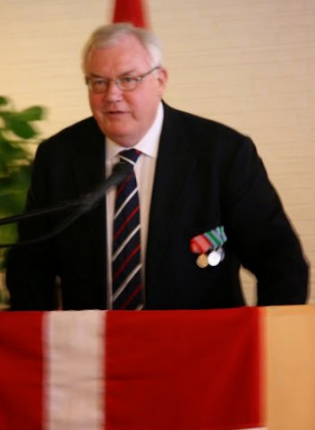 Hans Engell var hovedtaler på Hærhjemmeværnsdistrikt Københavns Vestegns 4. maj parole 2015
