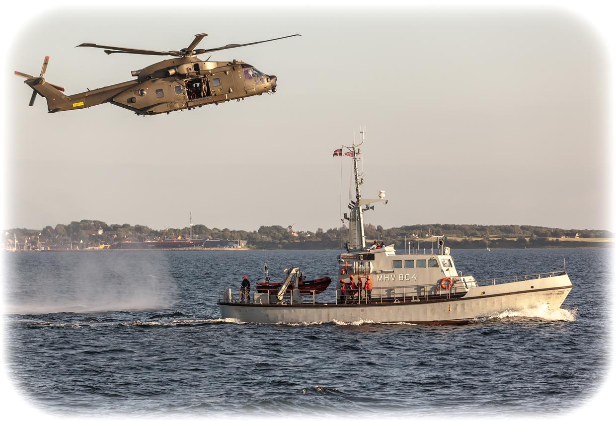 Andromeda under Helicopter Rulle