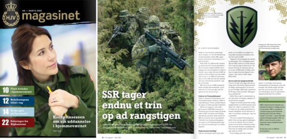 Hjemmeværnsmagasinet 1/2009: SSR tager endnu et trin op af rangstigen